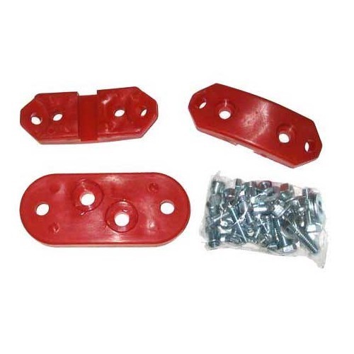  Kit de soportes de cajade cambio, delantero y trasero, para Volkswagen escarabajo ->07/72. - VS00200J 