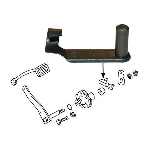  Clip de cable de embrague para Combi 72 ->79 - VS32212 