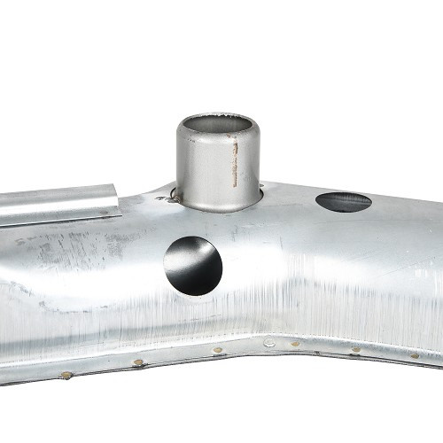 Conduit de chauffage gauche pour Volkswagen Coccinelle 1200, 1300, 68-> - Galvanisé - VT11301