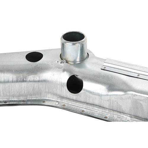 Conduit de chauffage droit pour Volkswagen Coccinelle 1302 & 1303 - Galvanisé - VT11602