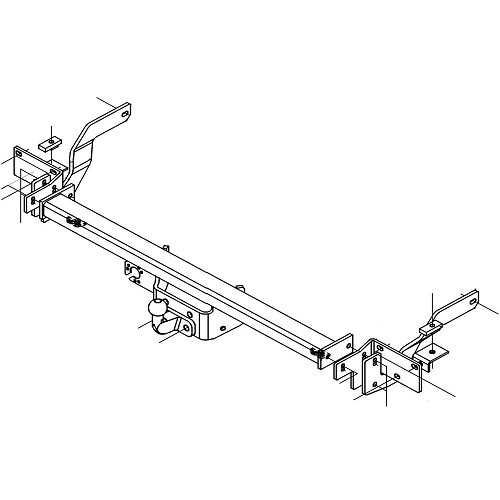 WESTFALIA trekhaak voor PEUGEOT BOXER VAN (09-2005 - 01-2011) - WD02450