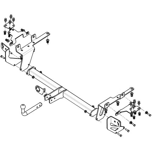 Attelage WITTER pour TOYOTA RAV4 4 (12/2012 - 12/2018) - WD04682