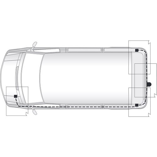 7-poliger Kabelbaum für CITROËN JUMPER VAN (09/2005 - 01/2011) - WD05001